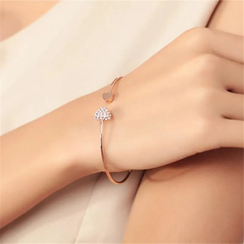 Heart spade bracelet