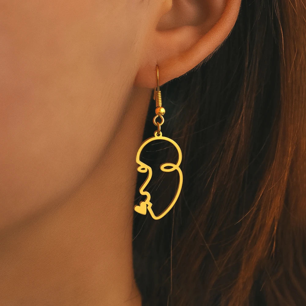 Bisous d'amour earings