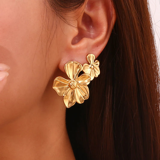 Flower earings